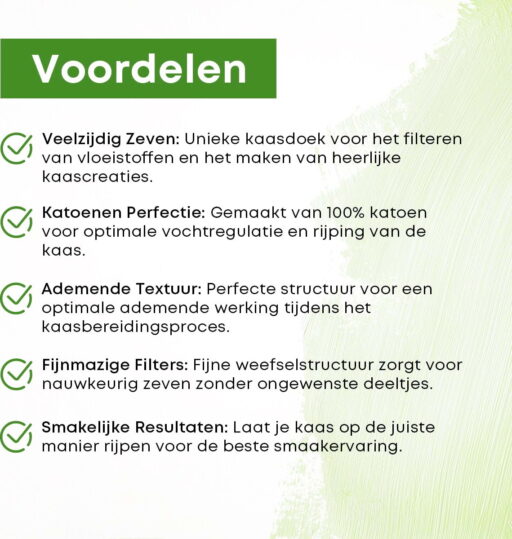 YUGN Kaasdoek Set – 2x 95x95 cm – Biokatoen – Neteldoek 2