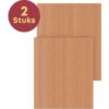 YUGN ovenbeschermer set 2 stuks 36x45 cm bruin