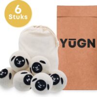 Drogerballen van wol – Set van 6 wasbollen voor wasdroger