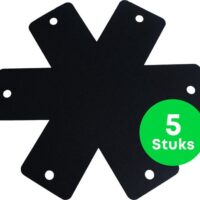BLACK Panbeschermers Set 5 stuks