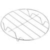 YUGN ovenrooster rond RVS 28 cm voor oven en magnetron