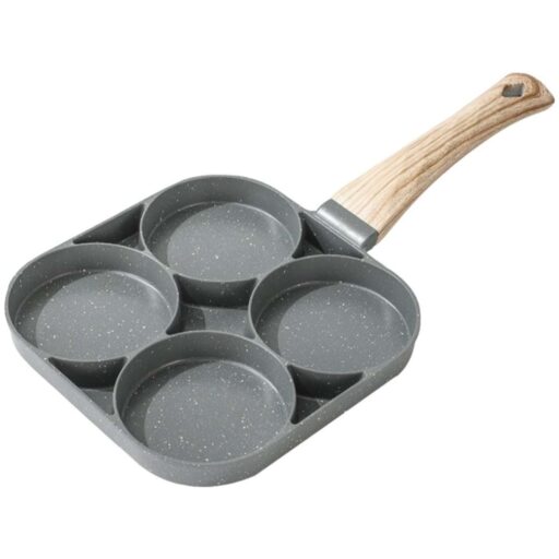 pannenkoekenpan 18 cm – kleine pancake pan met houten handvat